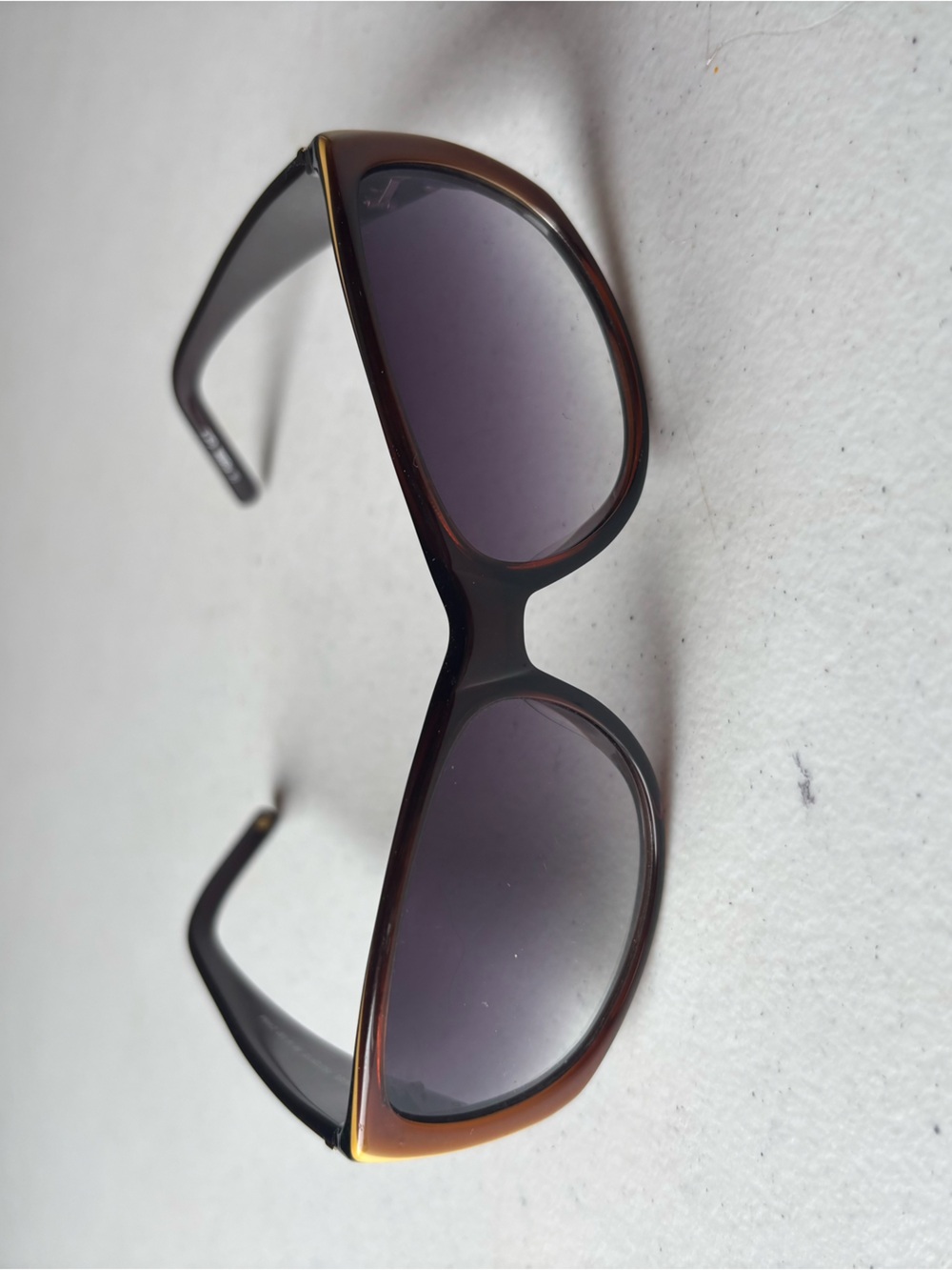 Fossil Angel Sunglasses Brown Tortoise Y2K Vintage Gradient Tint PS3729700